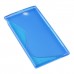 Sony Xperia Z Ultra XL39h - S Wave Pattern TPU Soft Protective Phone Cover Case - Clear Blue